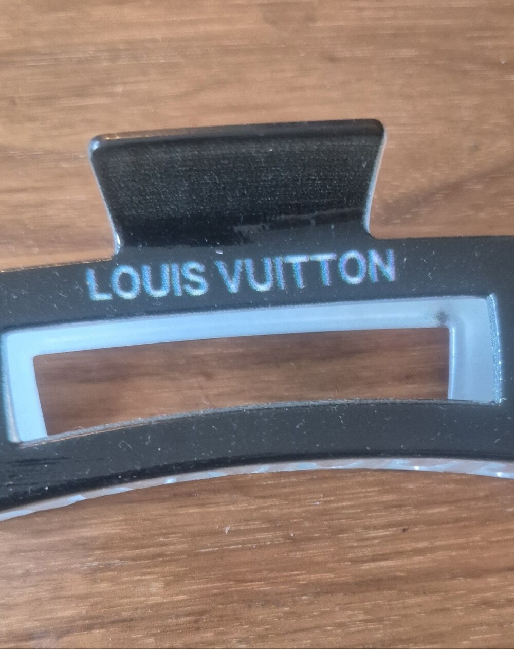 Black VR/AR Headset Strap with Light Blue Accent